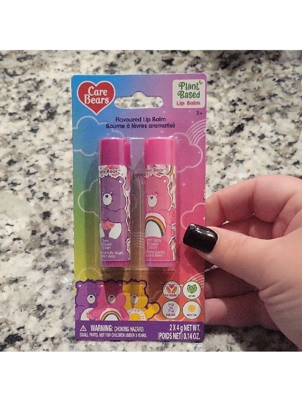 Care Bears Lip Balm Duo - Berry & Cotton Candy